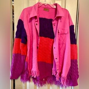 BNWT Women’s Umgee Sweater Jacket - Size Medium